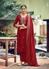 Raahi By Woodee Viscose Silk Kurti With Bottom Dupatta